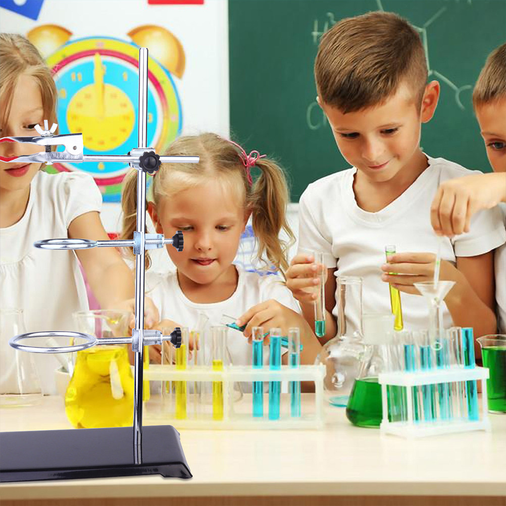 Lab Equipment - Supporto ad anello con morsetto, supporto