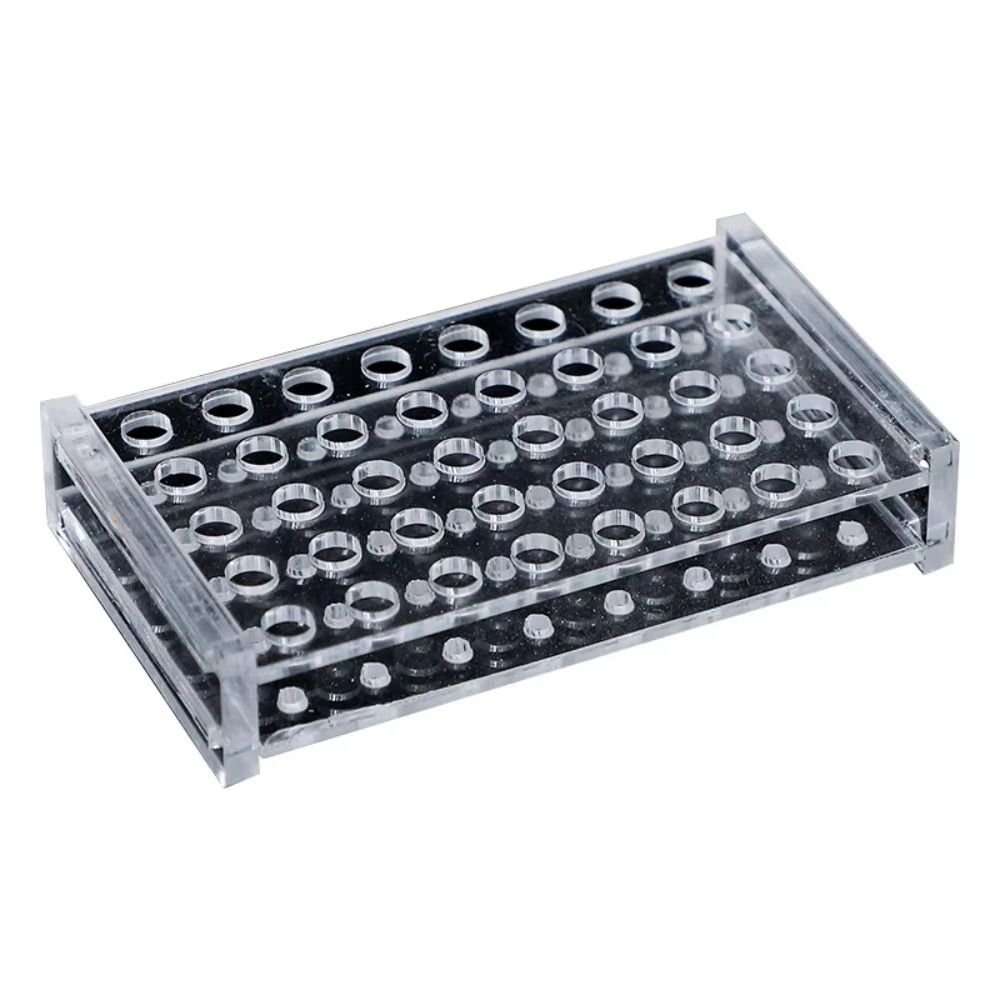 Lab Equipment - Porta provette in acrilico resistente trasparente